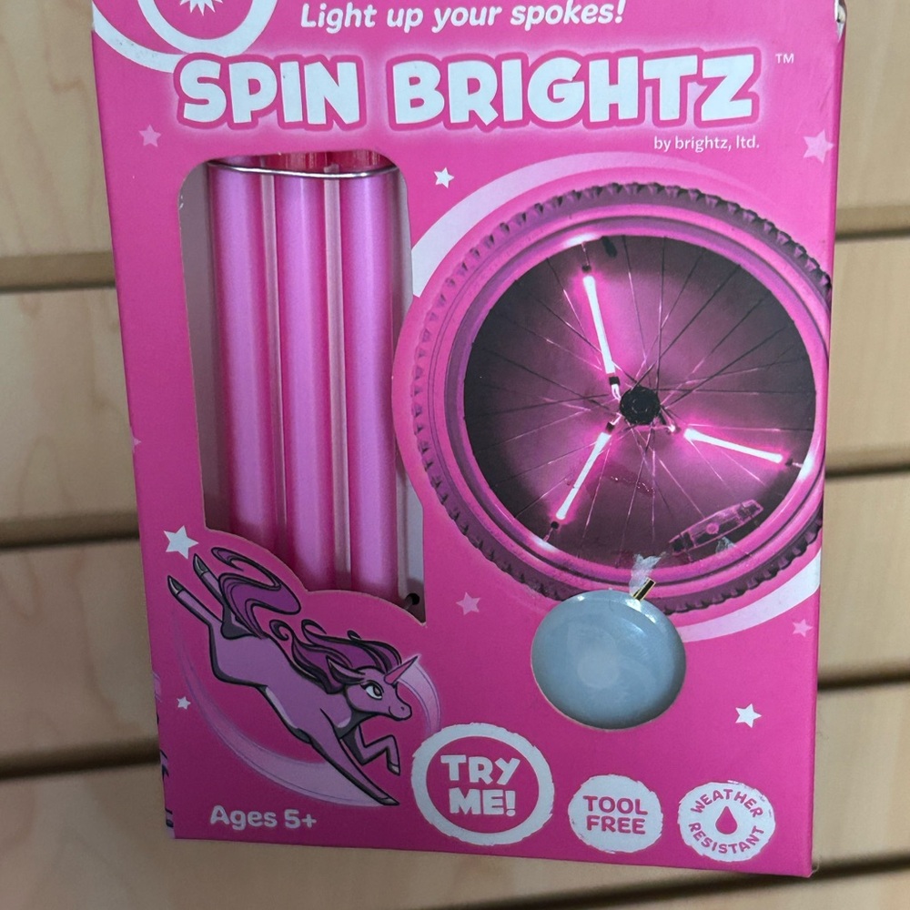 Spin Pink Bike Wheel Lights